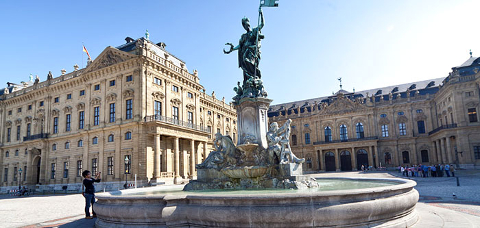 Die Umgebung zu Veranstaltungsort in Würzburg